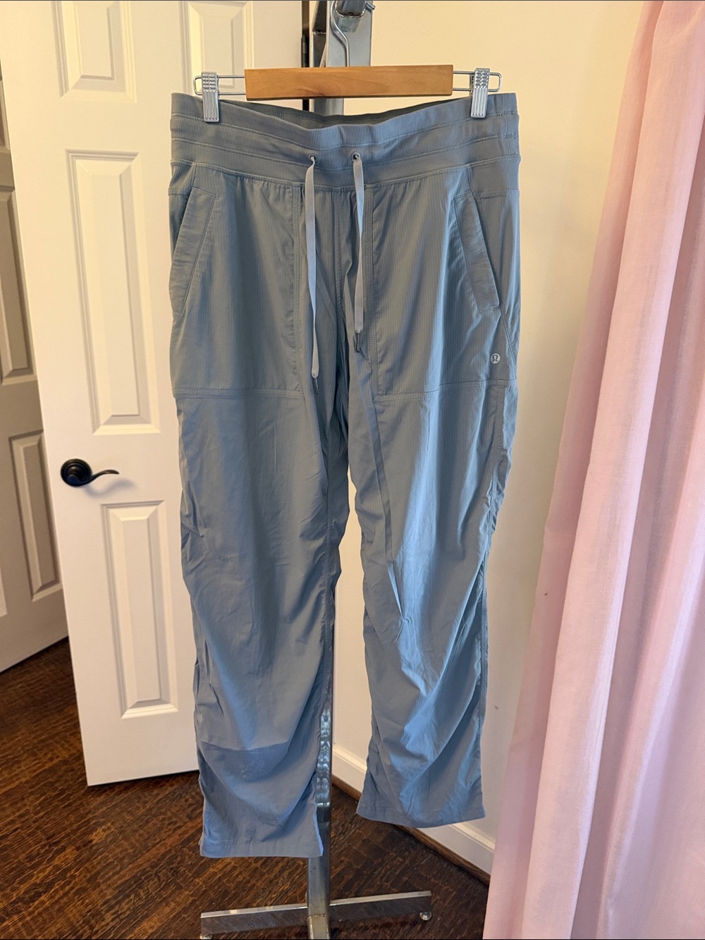 lululemon athletica Light Gray Drawstring Leisure Pants